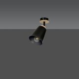 mini: Lampa sufitowa ATLAS nowoczesna czarna E27 15W LED (2)