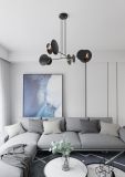 mini: Lampa wisząca IDEA nowoczesna czarna E27 15W LED (5)