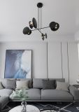 mini: Lampa wisząca IDEA nowoczesna czarna E27 15W LED (7)