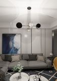 mini: Lampa wisząca IDEA nowoczesna czarna E27 15W LED (8)