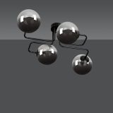 mini: Lampa sufitowa BRENDI nowoczesna czarna E14 10W LED (2)
