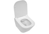Miska WC Rimless Square Compacto Z Deską Wolnoopadającą Slim A34H473000 Roca
