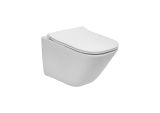 Miska WC Rimless Square Compacto Z Deską Wolnoopadającą Slim A34H473000 Roca