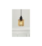 Lampa Wisząca Szklana Hollywood Bursztynowy Klosz 46483027 Nordlux