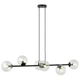 mini: Lampa wisząca ROSSI nowoczesna czarna E14 10W LED (1)