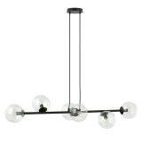 mini: Lampa wisząca ROSSI nowoczesna czarna E14 10W LED (2)