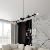 mini: Lampa wisząca ROSSI nowoczesna czarna E14 10W LED (4)