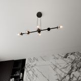 mini: Lampa wisząca ROSSI nowoczesna czarna E14 10W LED (5)