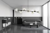 mini: Lampa wisząca ROSSI nowoczesna czarna E14 10W LED (5)