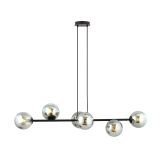 mini: Lampa wisząca ROSSI nowoczesna czarna E14 10W LED (1)