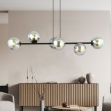 mini: Lampa wisząca ROSSI nowoczesna czarna E14 10W LED (2)