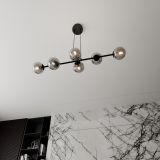 mini: Lampa wisząca ROSSI nowoczesna czarna E14 10W LED (6)
