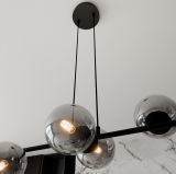 mini: Lampa wisząca ROSSI nowoczesna czarna E14 10W LED (7)