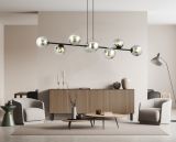 mini: Lampa wisząca ROSSI nowoczesna czarna E14 10W LED (3)