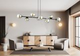 mini: Lampa wisząca ROSSI nowoczesna czarna E14 10W LED (4)