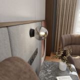 mini: Lampa wisząca ROSSI nowoczesna czarna E14 10W LED (2)