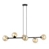 mini: Lampa wisząca ROSSI nowoczesna czarna E14 10W LED (1)