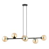 mini: Lampa wisząca ROSSI nowoczesna czarna E14 10W LED (2)