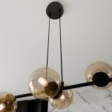 mini: Lampa wisząca ROSSI nowoczesna czarna E14 10W LED (6)