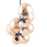 mini: Lampa wisząca ROSSI nowoczesna czarna E14 10W LED (6)