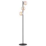 mini: Lampa podłogowa ROSSI nowoczesna czarna E14 10W LED (1)