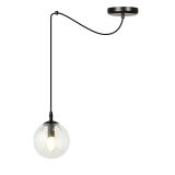 mini: Lampa wisząca GIGI nowoczesna czarna E14 10W LED (1)
