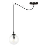 mini: Lampa wisząca GIGI nowoczesna czarna E14 10W LED (2)