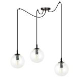 mini: Lampa wisząca GIGI nowoczesna czarna E14 10W LED (2)