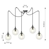 mini: Lampa wisząca GIGI nowoczesna czarna E14 10W LED (3)