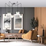 mini: Lampa wisząca GIGI nowoczesna czarna E14 10W LED (4)