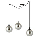 mini: Lampa wisząca GIGI nowoczesna czarna E14 10W LED (2)