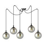 mini: Lampa wisząca GIGI nowoczesna czarna E14 10W LED (1)