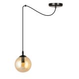 mini: Lampa wisząca GIGI nowoczesna czarna E14 10W LED (2)