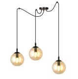 mini: Lampa wisząca GIGI nowoczesna czarna E14 10W LED (1)