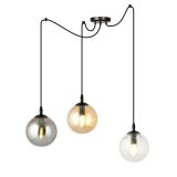 mini: Lampa wisząca GIGI nowoczesna czarna E14 10W LED (1)
