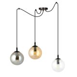 mini: Lampa wisząca GIGI nowoczesna czarna E14 10W LED (2)
