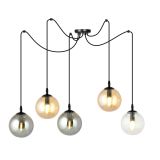 mini: Lampa wisząca GIGI nowoczesna czarna E14 10W LED (1)