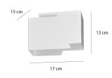 mini: Kinkiet FROST nowoczesny biały G9 8W LED (7)