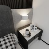 mini: Kinkiet FOLD nowoczesny biały G9 8W LED (2)