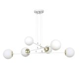 mini: Lampa wisząca OGNIS nowoczesna biała E27 15W LED (1)