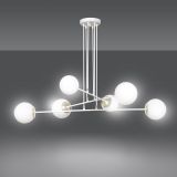 mini: Lampa wisząca OGNIS nowoczesna biała E27 15W LED (2)