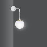 mini: Kinkiet OGNIS glamour biały E27 15W LED (3)