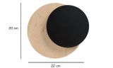 mini: Kinkiet CIRCLE skandynawski czarny G9 8W LED (3)