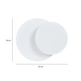 mini: Kinkiet CIRCLE skandynawski biały G9 8W LED (6)