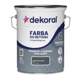 Farba Do Betonu Akrylit B Grafitowo-Szary 5L Dekoral