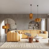 mini: Sollux Lampa wisząca MULA 27 żółta Spanish Orange nowoczesny E27 (2)