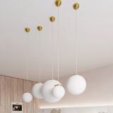 mini: Sollux Lampa wisząca UGO 40 złota French Sky E27 (2)