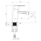 mini: Bateria Bidetowa Arnika Chrom BQA_030M Deante (3)