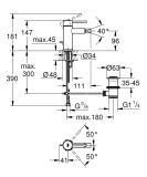 Bateria Bidetowa Essence S Chrom 24178001 Grohe