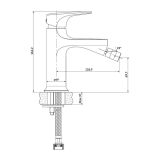mini: Bateria Bidetowa Inverto Czarny S951-288 Cersanit (3)